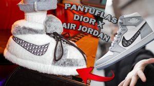 PANTUFLAS DIOR X AIR JORDAN